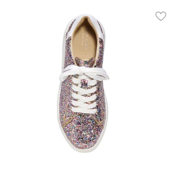 Kate Spade Lift Glitter Low Top Sneaker SOLD OUT AND RARE - Picture 4 of 4